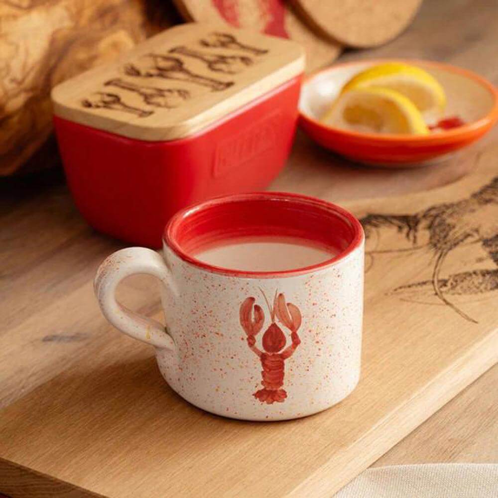 Selbrae House Hand Crafted Large Ceramic Mug Red Lobster